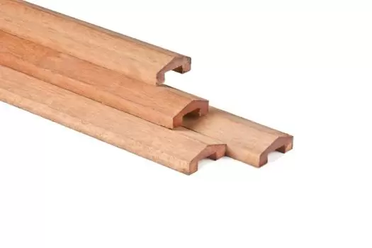 Afdeklat Piramide Hardhout