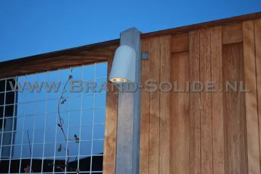 Betonpaal Antraciet met Kabeldoorvoer