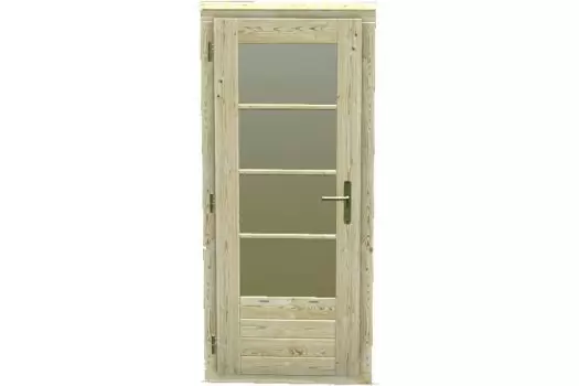 Enkele deur melkglas 91 x 204 cm