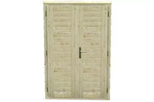 Dichte dubbele deur 135 x 204 cm