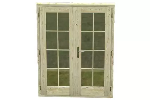 Dubbele deur breed 163 x 204 cm