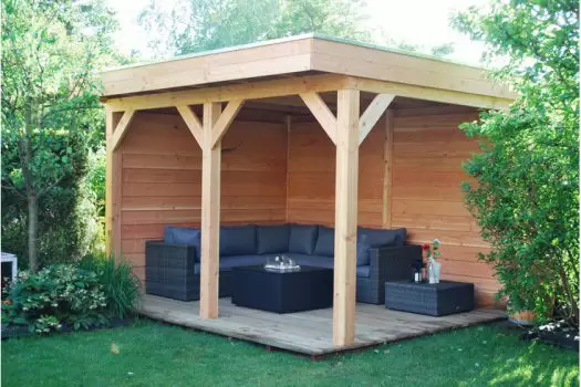 Overkapping 400 x 300 cm