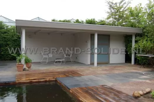 Modern 3 x 2.5 luifel 400+100