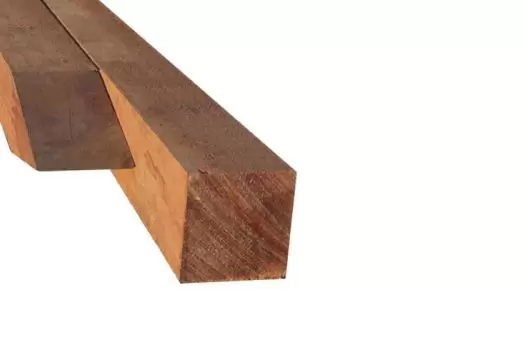 Hardhouten Paal 80 x 80 mm