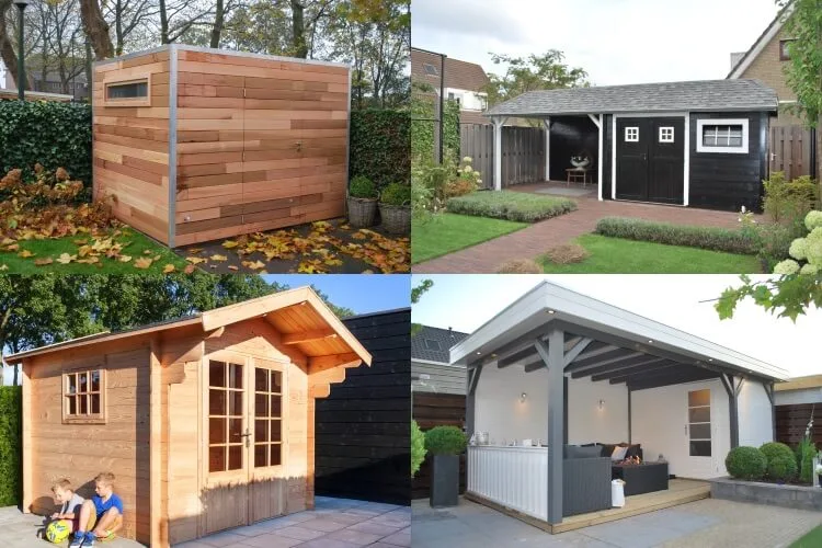 Blokhutten en tuinhuisjes