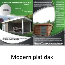 Tuinhuizen Modern Plat Dak