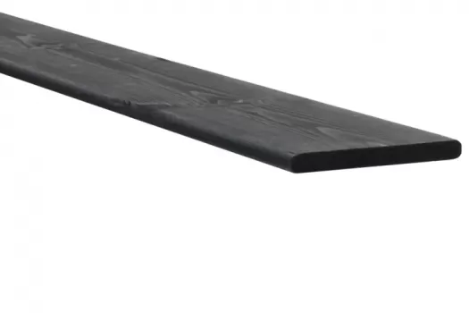 Grenen 16 x 140 mm Zwart