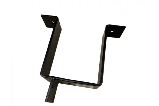 Regenpijpbeugel met Lip (Zwart)