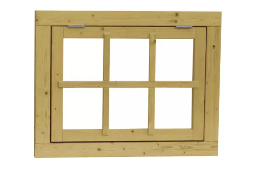 Ge&iuml;mpregneerd uitzetraam