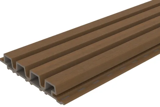 Teak Composiet Rhombusprofiel 35 Teak Composiet Rhombusprofiel 35