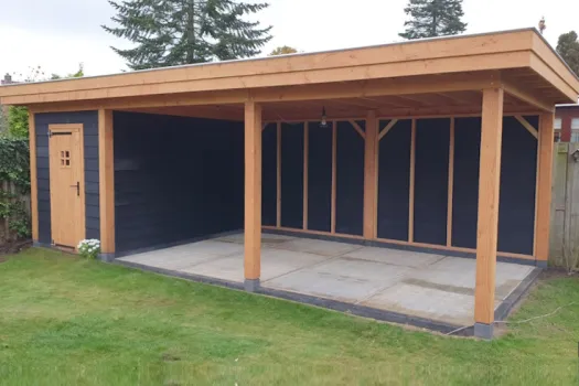 Overkapping 750 x 300 cm