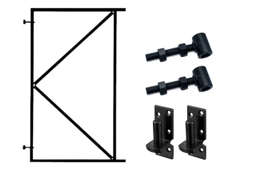 Zwart Poortframe 155 x 100 cm