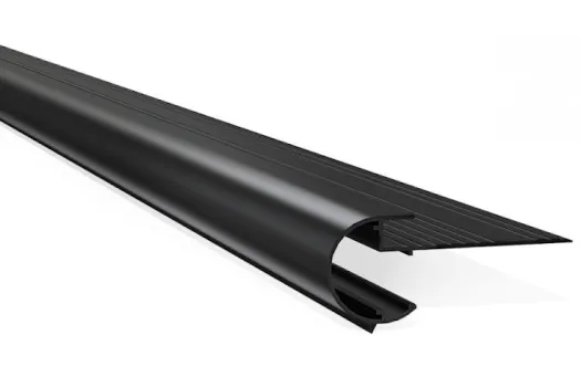 Zwarte Aluminium Kraaltrim 250 cm