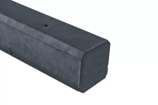 Betonpaal Antraciet 280 cm (met Vlakke Kop)