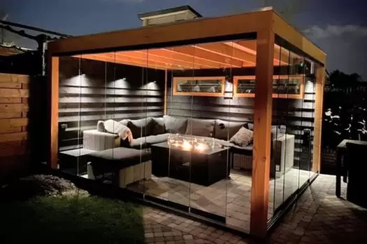 Kubus-Overkapping 400 x 300 cm