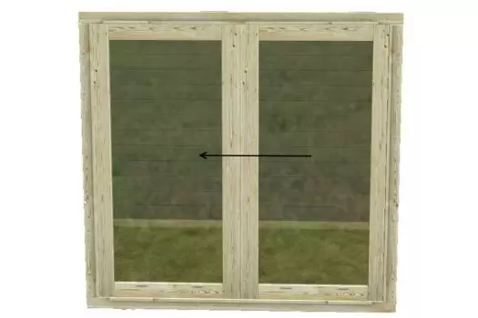 Schuifpaneel 210 x 200