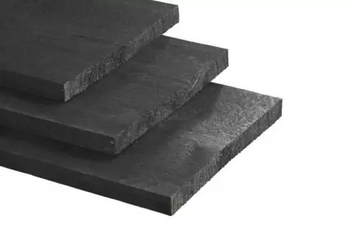 Potdekselplank 22 x 200 mm (Zwart gecoat)